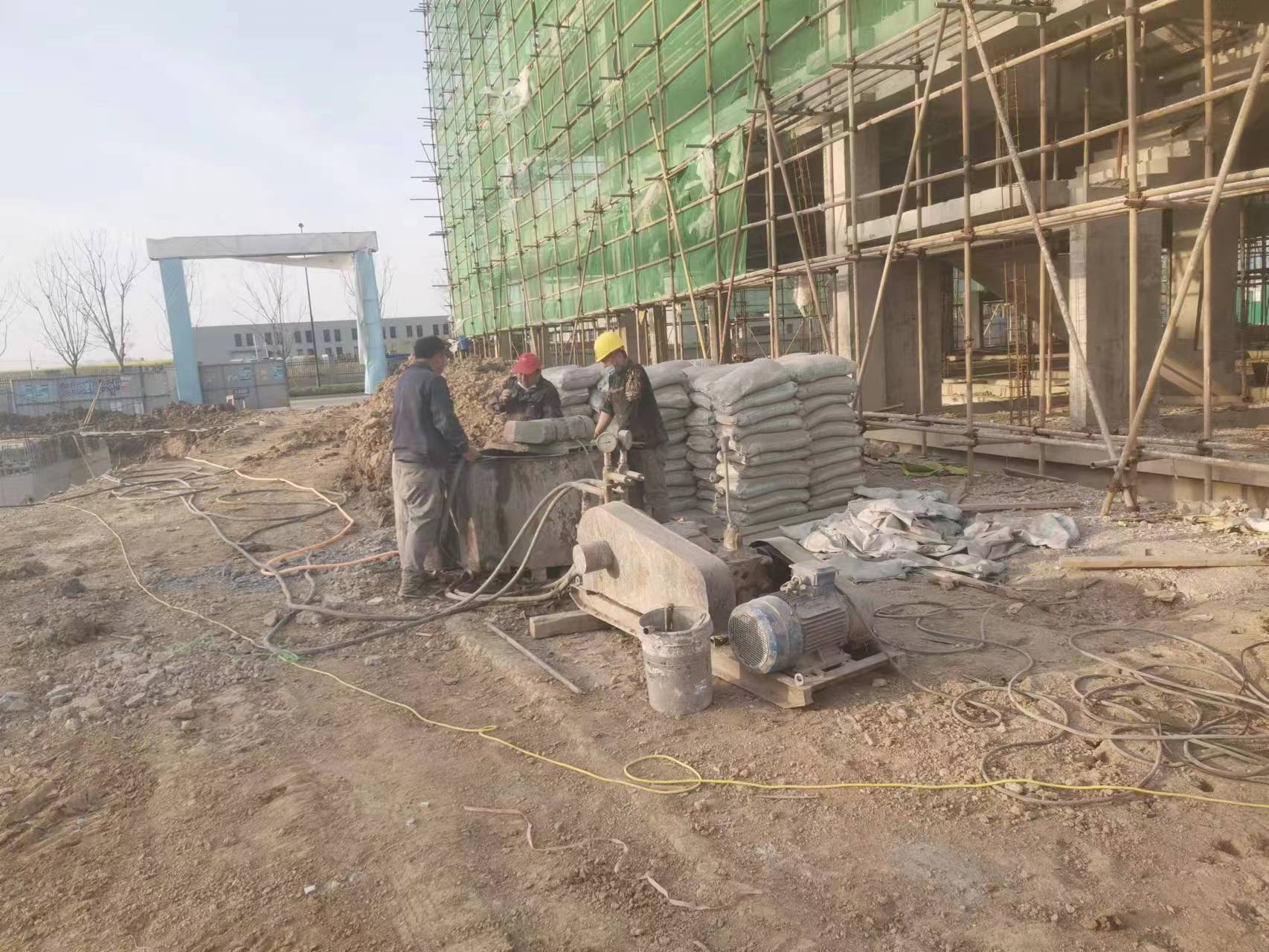 永定别墅下沉注浆