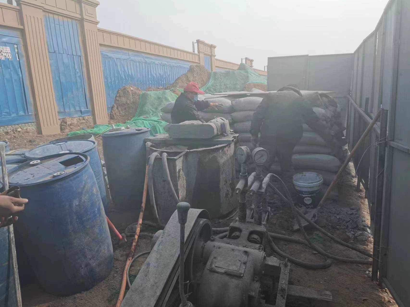 永定房屋下沉注浆